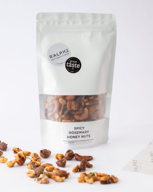 Spicy Honey Rosemary Nuts