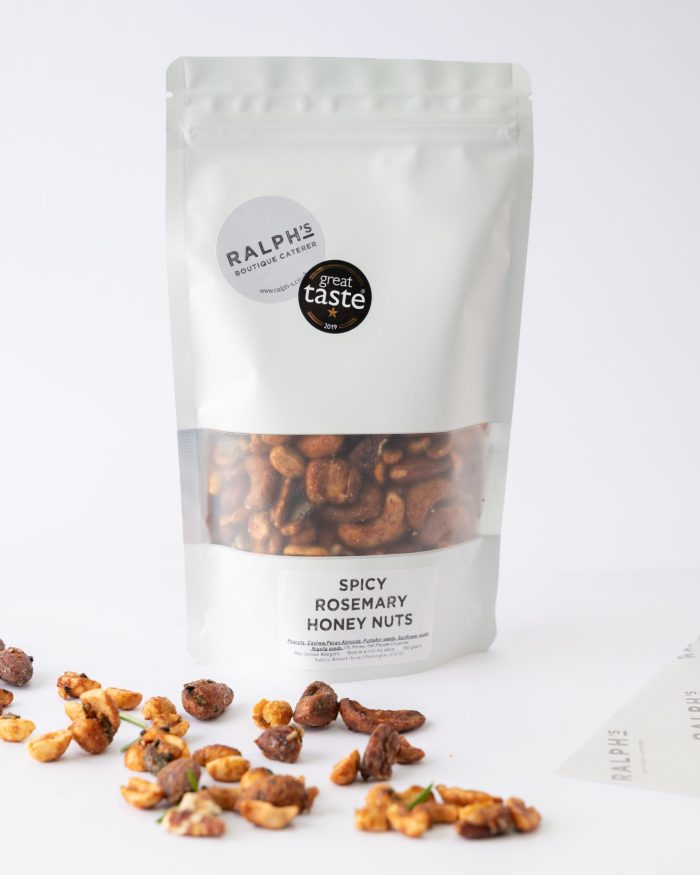 Spicy Honey Rosemary Nuts
