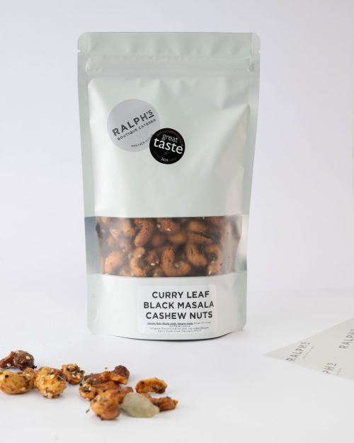 Black Masala Curry Leaf Cashew Nuts