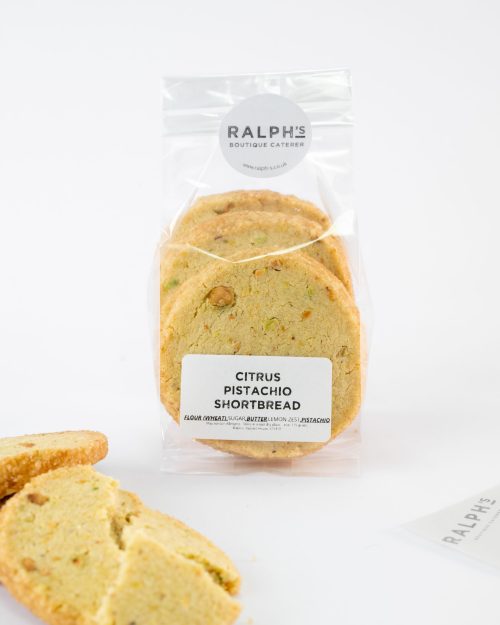 Pistachio Citrus Shortbread