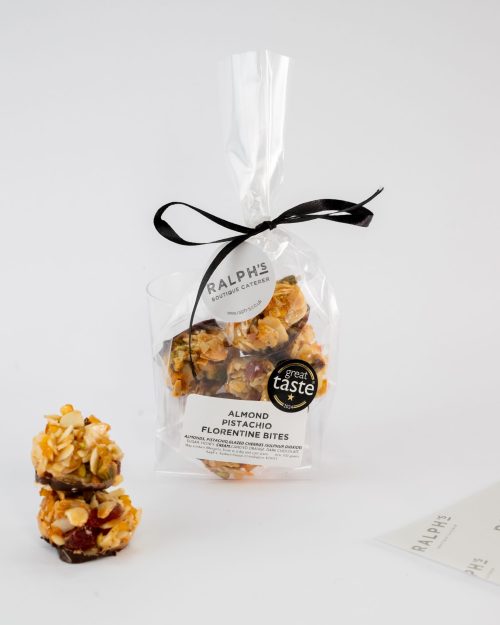 Almond Pistachio Orange Florentine Bites