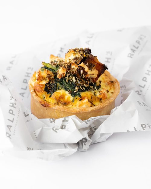 Roasted Butternut, Spinach & Feta Cheese Quiche