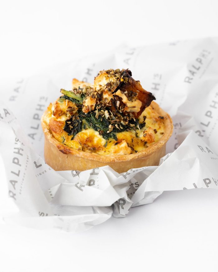Roasted Butternut, Spinach & Feta Cheese Quiche