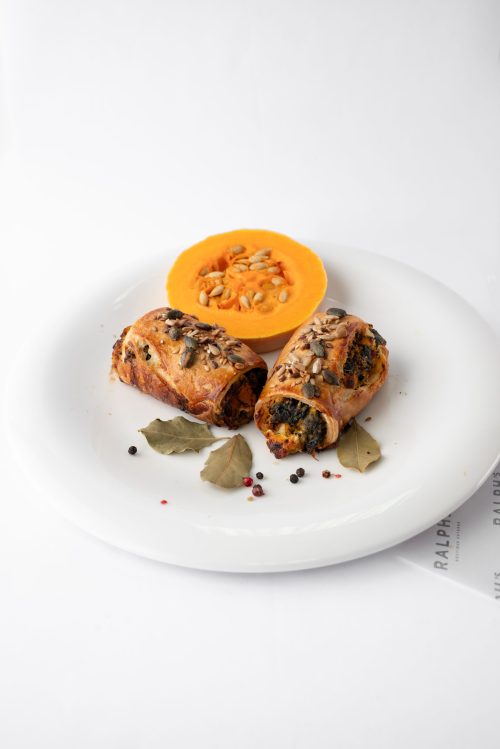 Gluten-Free Butternut-Spinach-Feta Pastry Roll
